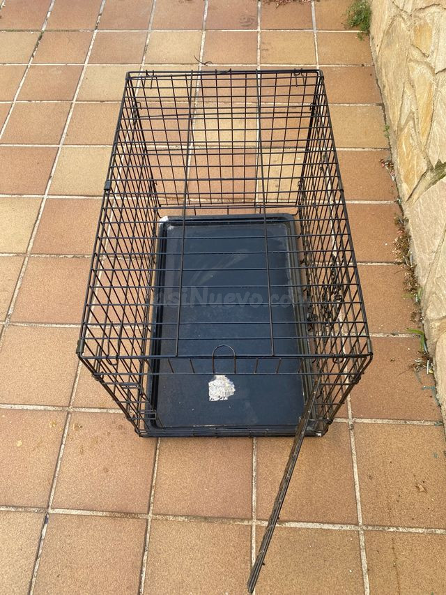 Jaula plegable para perro con asa, fácil transporte – Malgrat de Mar - foto 3