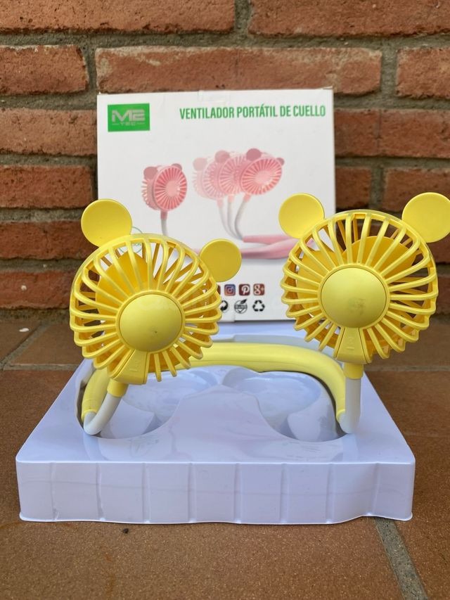 Ventilador portátil para cuello – Ligero y con luces LED – Malgrat de Mar