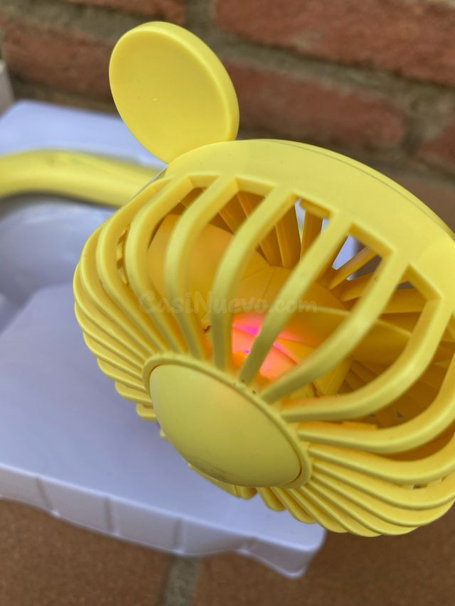 Ventilador portátil para cuello – Ligero y con luces LED – M - foto 5
