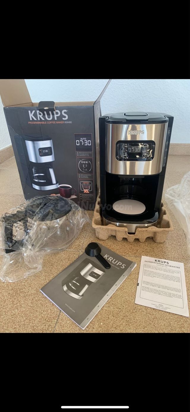 Cafetera Krups Excellence nueva – pantalla digital, 4 tazas – Malgrat de Mar