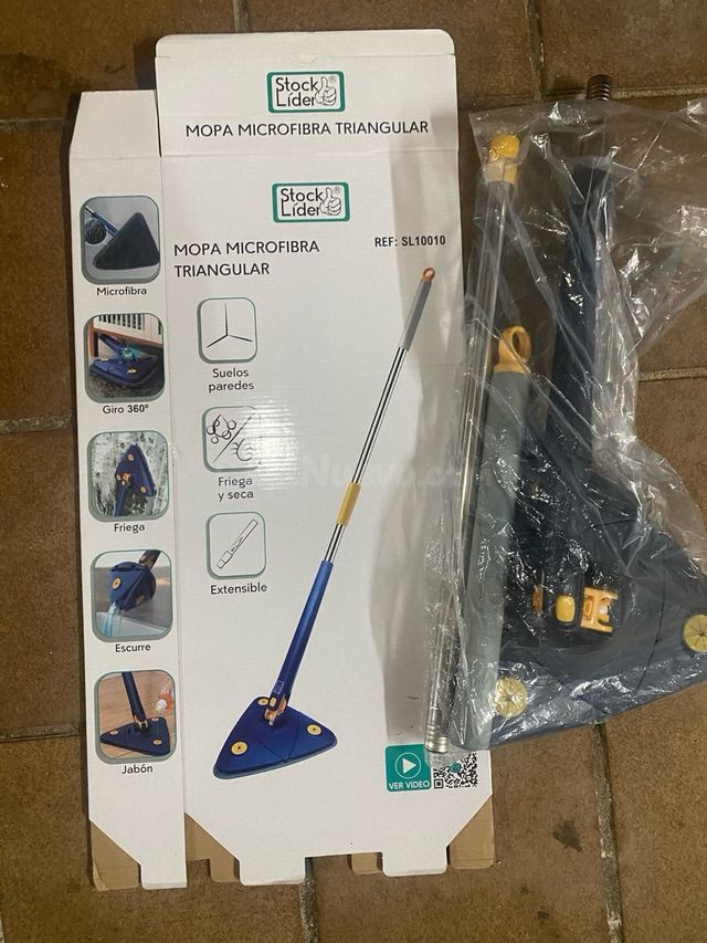 Mopa triangular de microfibra – ligera y ergonómica, Malgrat de Mar - foto 4