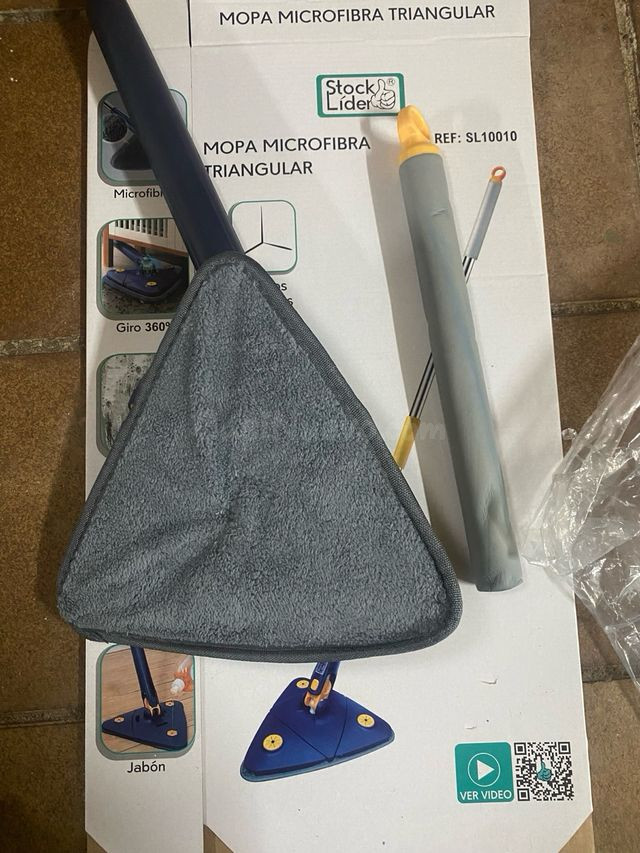 Mopa triangular de microfibra – ligera y ergonómica, Malgrat de Mar - foto 5