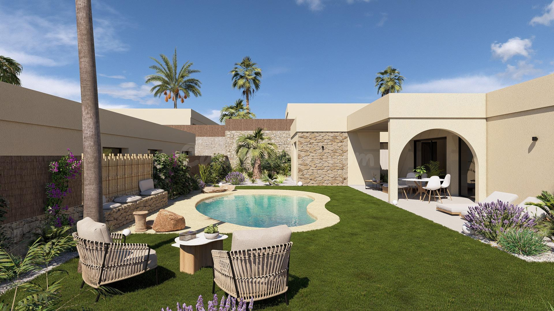 Villa 2 dormitorios con terraza y piscina privada - foto 3