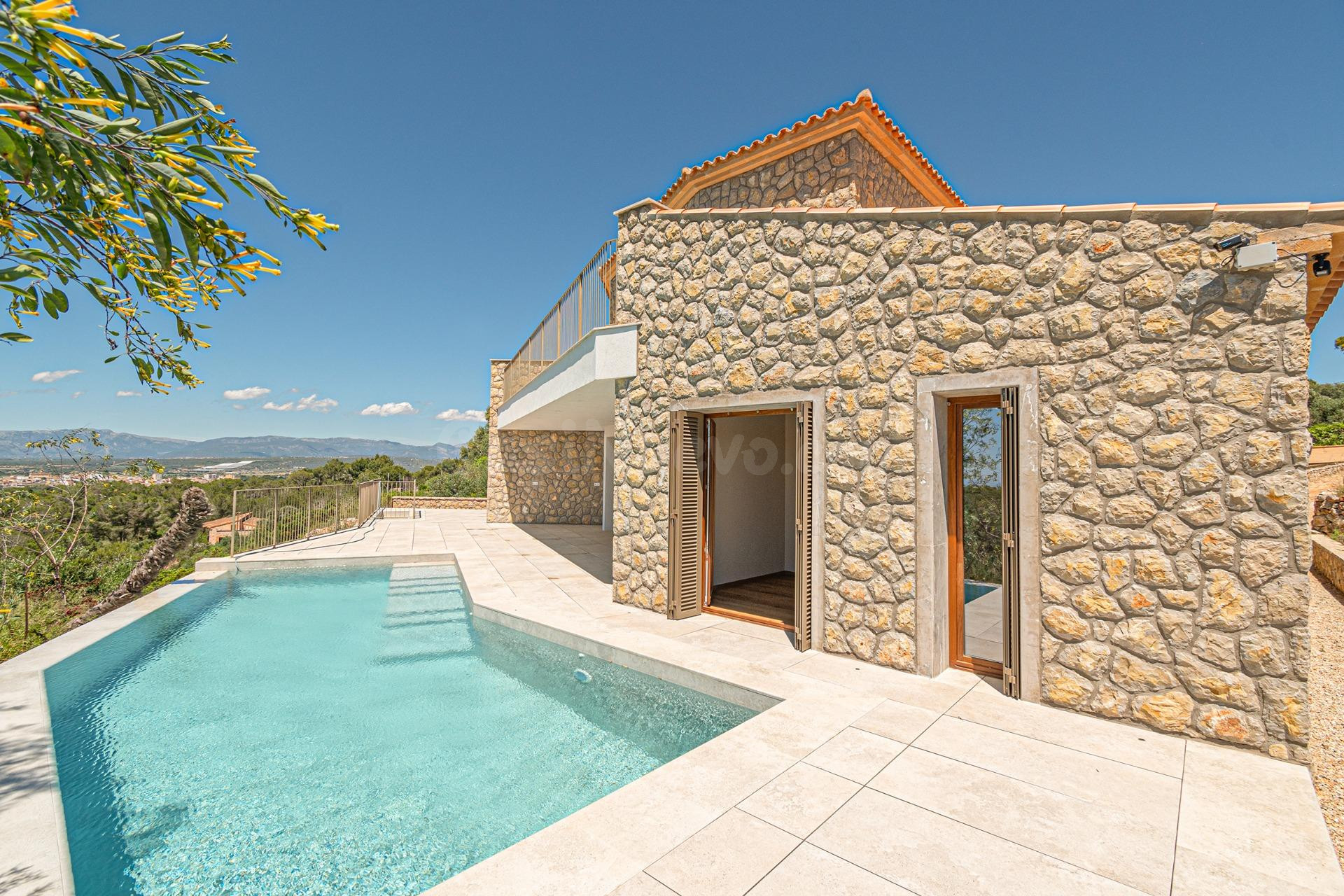 Moderna finca de lujo con vistas panorámicas y piscina en S’ - foto 5