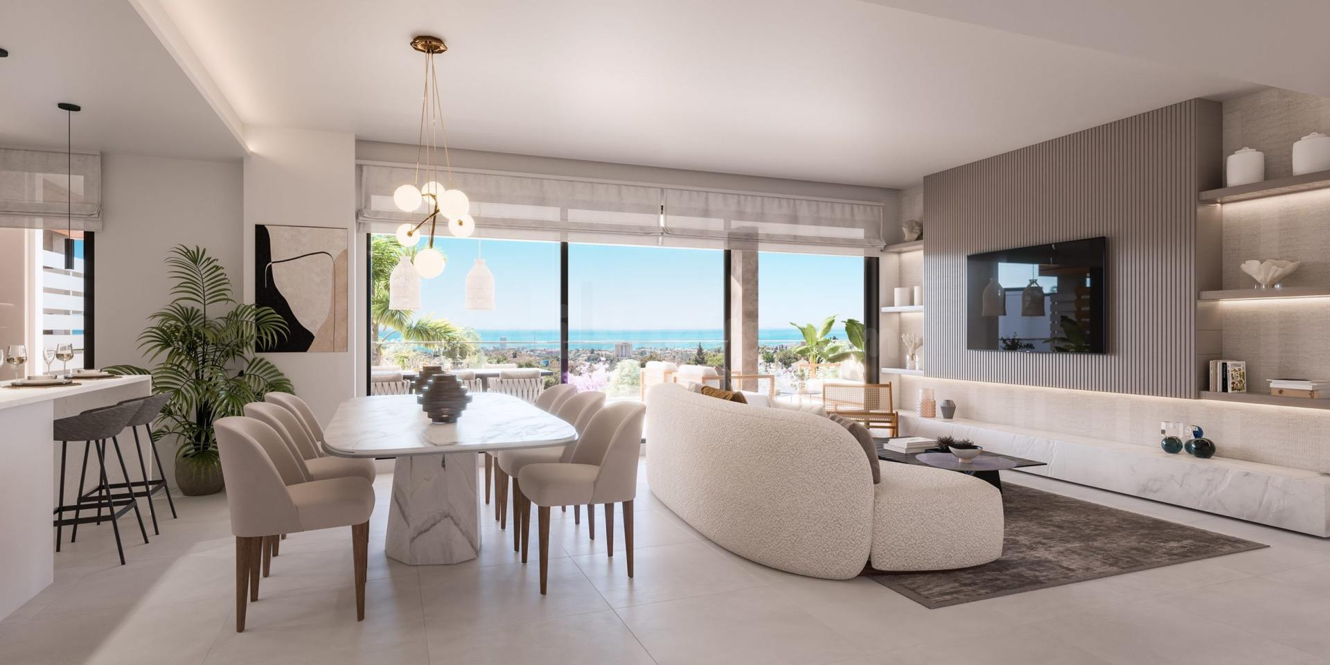 Ático duplex de 3 dormitorios con vistas al mar en Marbella - foto 5