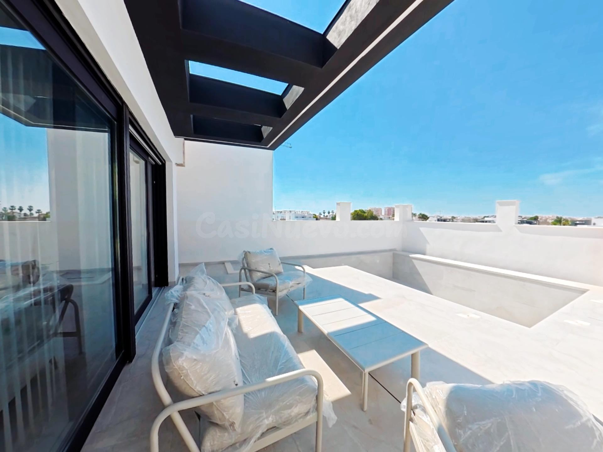 Villa independiente de obra nueva con piscina privada - foto 2