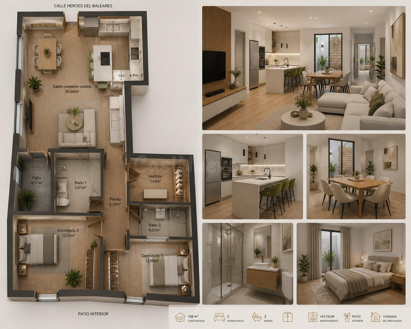 EXCLUSIVA VIVIENDA A ESTRENAR EN LA ALAMEDA - foto 3