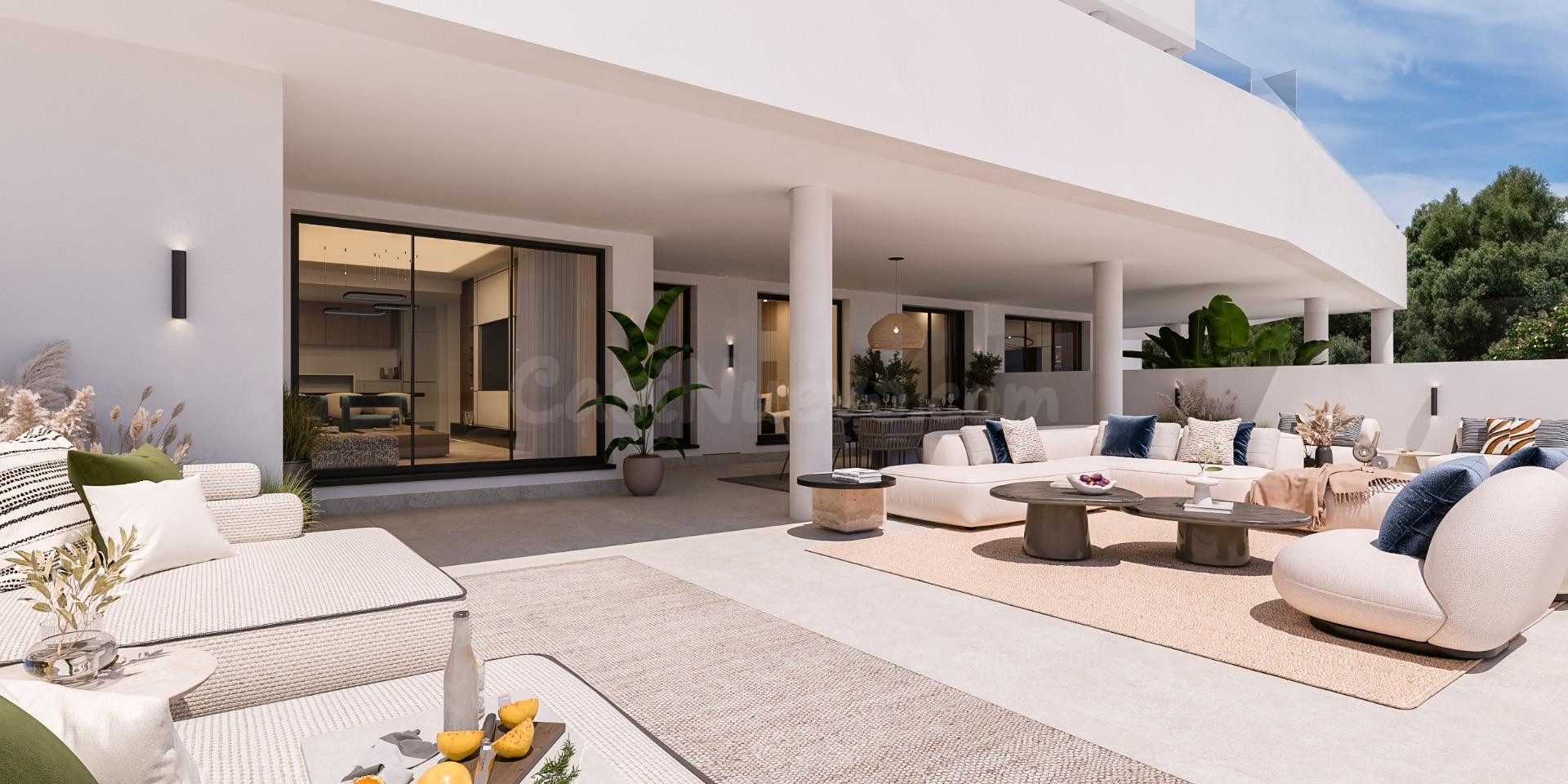 Apartamento de 2 habitaciones con vistas panorámicas al mar en Marbella. - foto 2