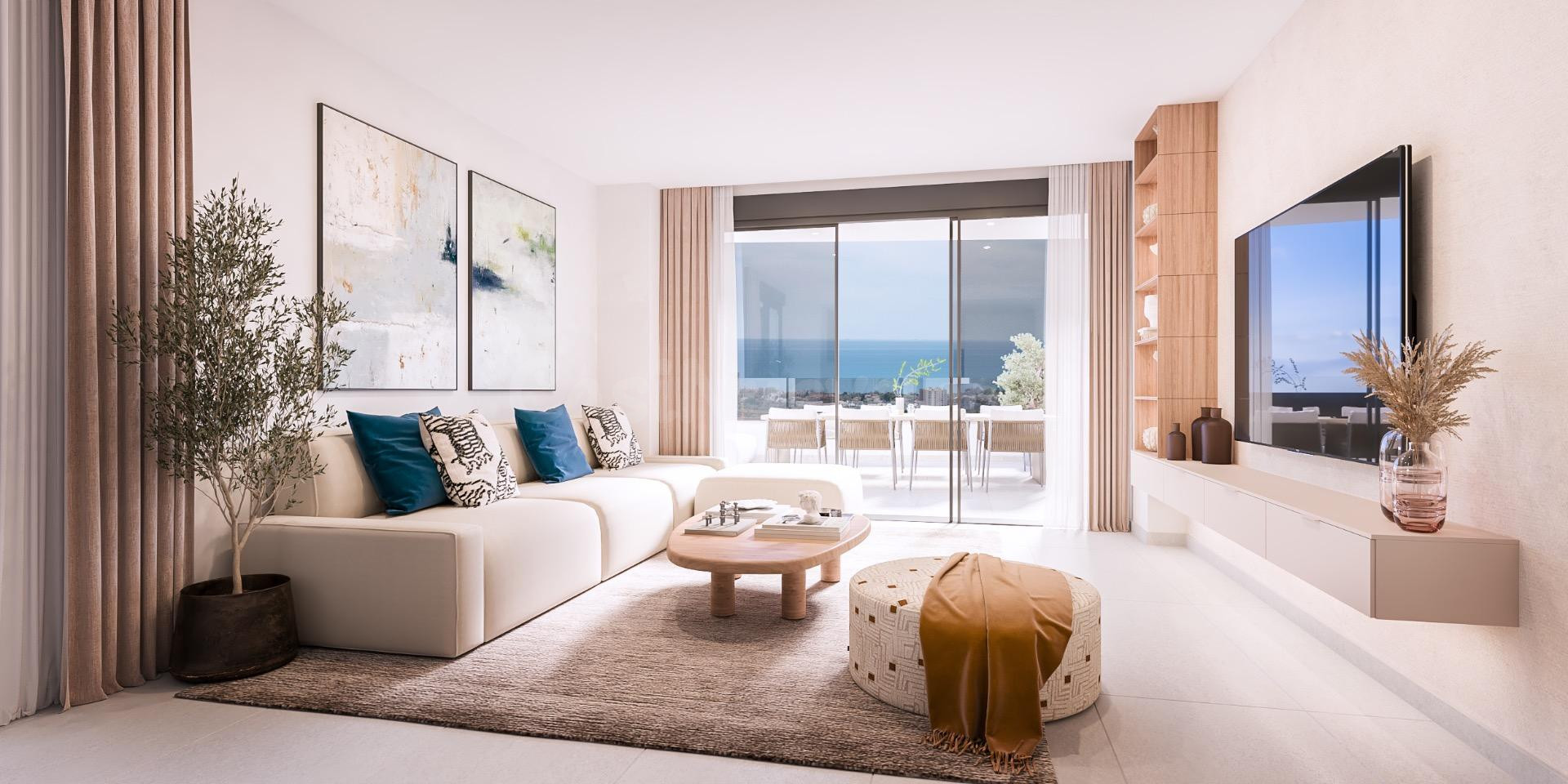Apartamento de 3 habitaciones con vistas panorámicas al mar en Marbella. - foto 3