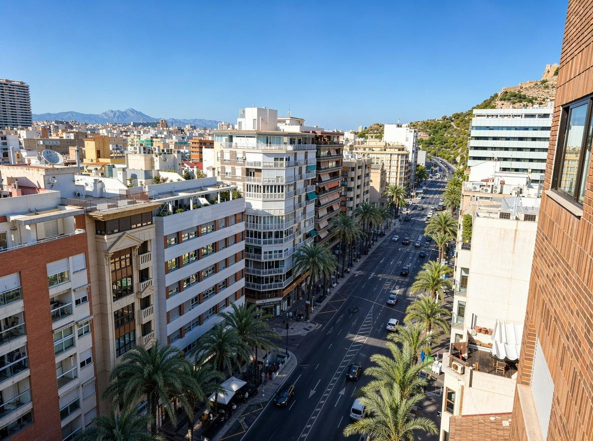 Piso céntrico con plaza de garaje y vistas panorámicas en Al - foto 2