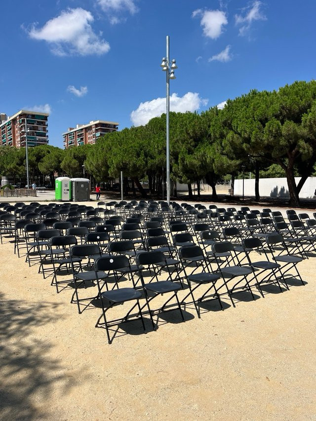 Sillas plegables negras (pack) 70 - foto 4