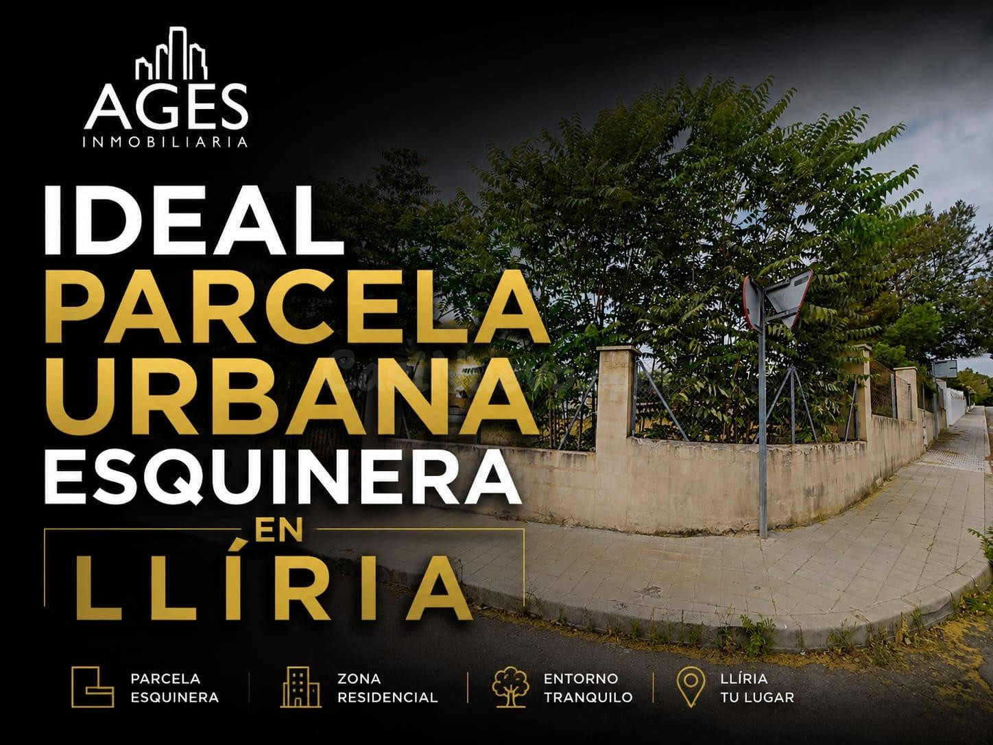 PARCELA URBANA LLIRIA Zona VAll de LLIRIA