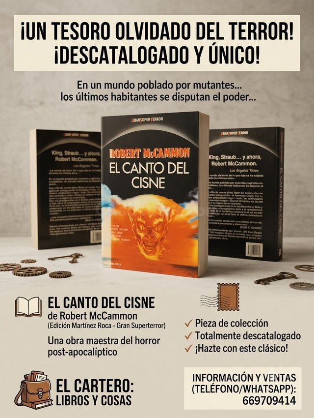 EL CANTO DEL CISNE. ROBERT MCCAMMON. EDITORIAL MAR
