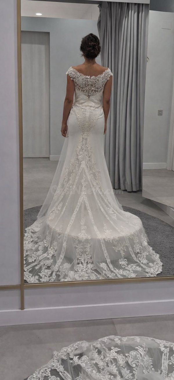 Vestido de Novia Blanco en Málaga - foto 3