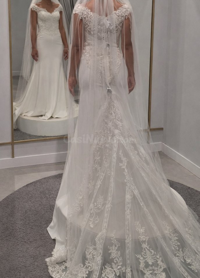 Vestido de Novia Blanco en Málaga - foto 4