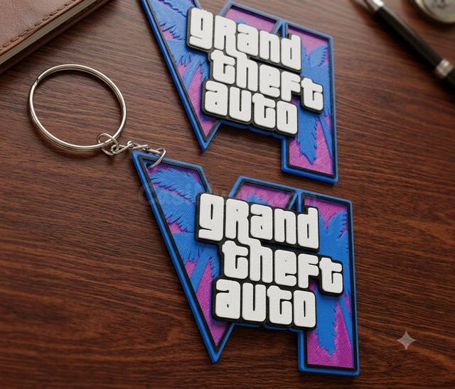 Llavero de Colección GTA en 3D con Diseño Personalizado en España