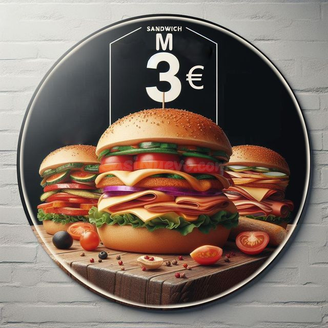 Carteles publicitarios personalizados para restaurantes – Impreco en Madrid - foto 2