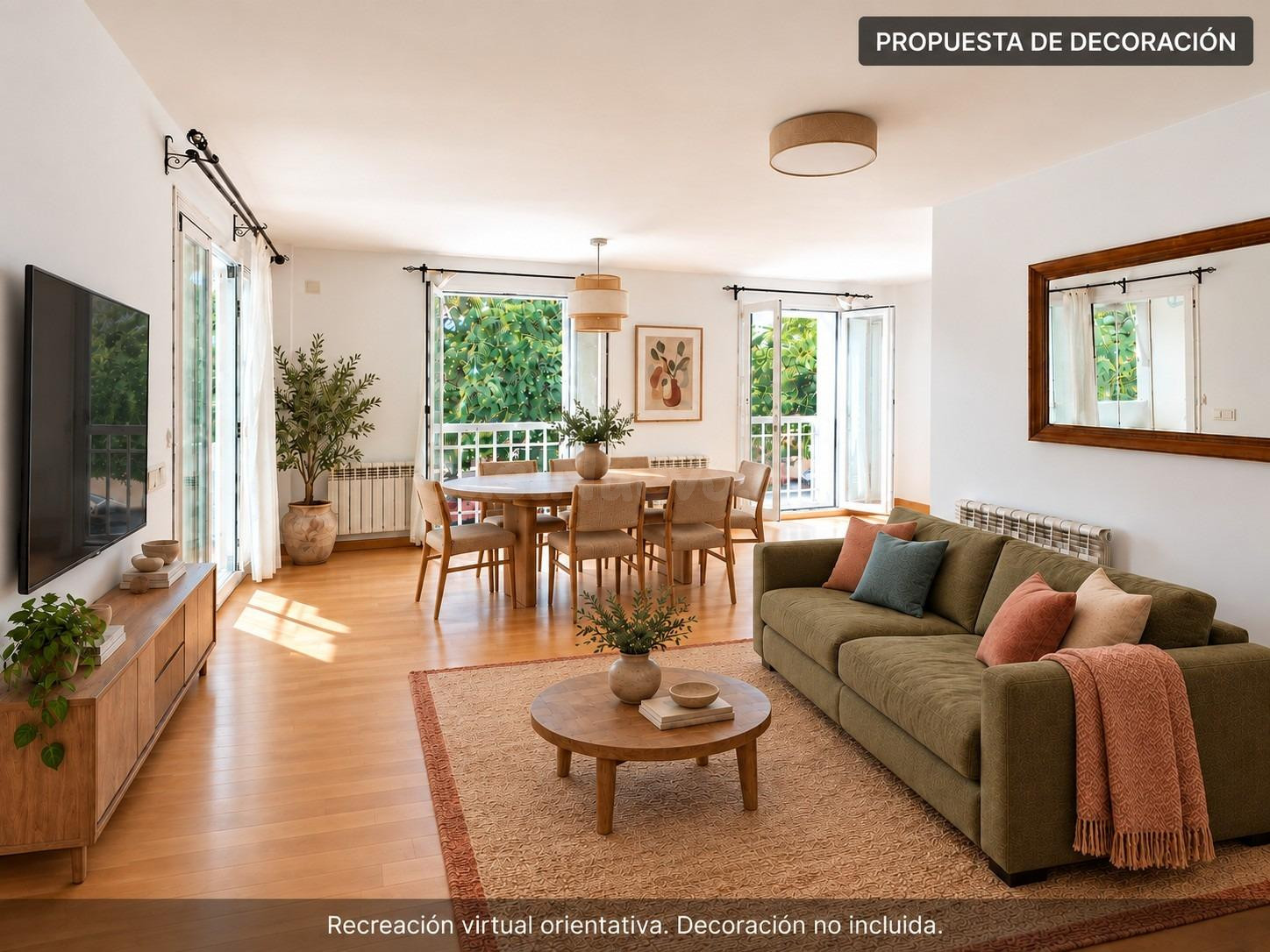 Amplio piso de 4 dormitorios con terraza a 200 metros de la playa de Ciudad Jardín