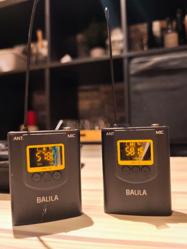 2 Micrófonos Inalámbricos BALILA UHF