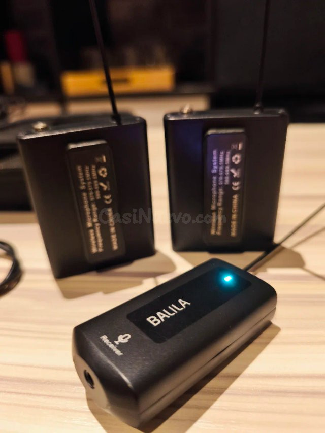 2 Micrófonos Inalámbricos BALILA UHF - foto 4