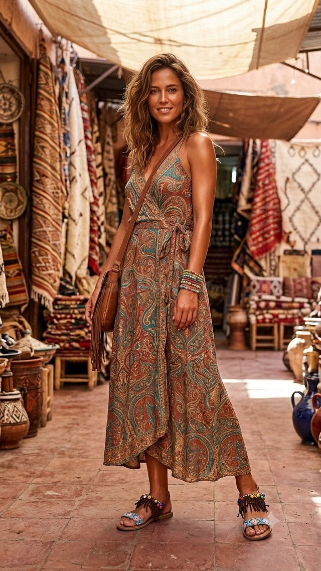 Sandalias mujer estilo boho con detalles originales en Gijón