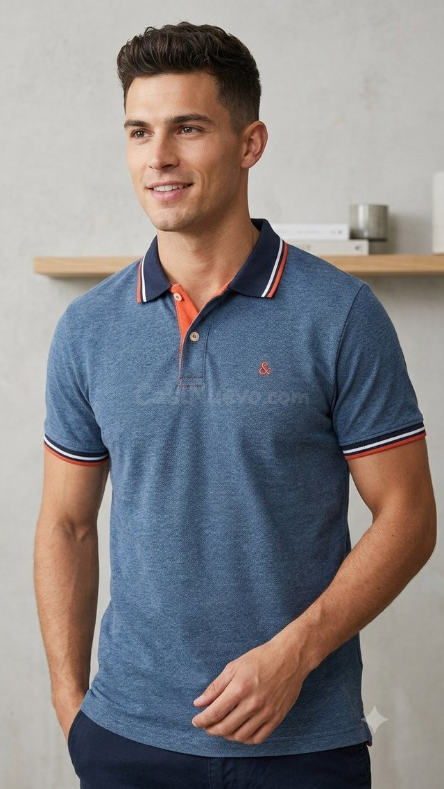 Polo casual manga corta Gijón estilo urbano