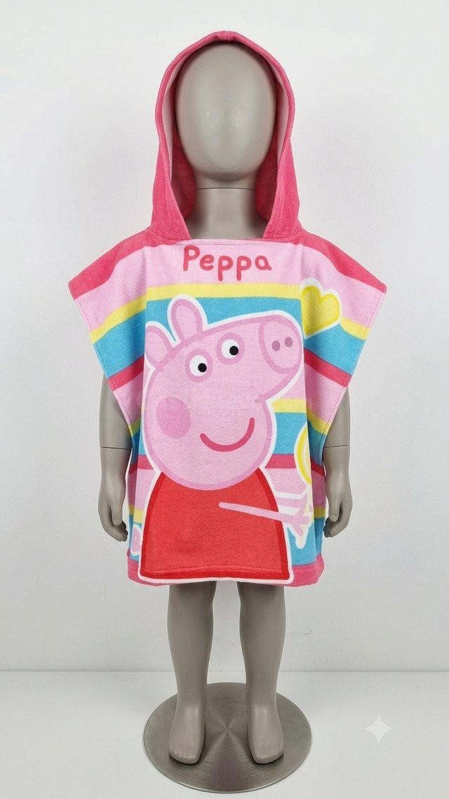 Poncho infantil Peppa Pig para playa en Gijón