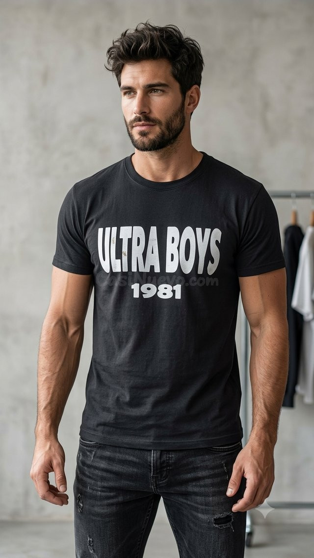 Camiseta oficial Real Sporting Gijón estilo retro Ultra Boys 81