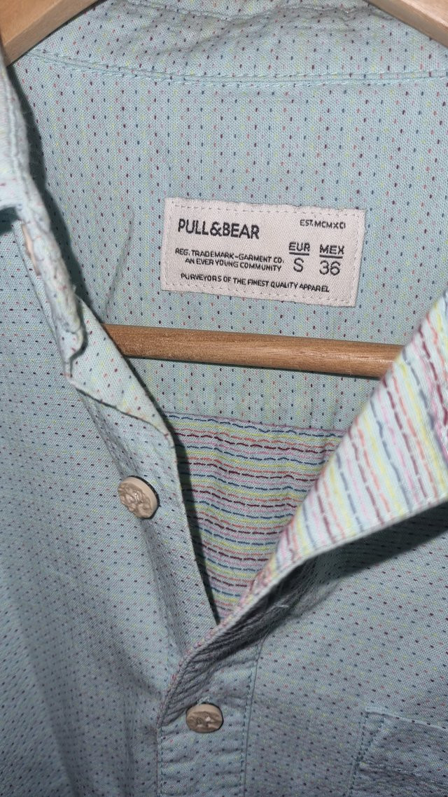 Camisa manga corta azul claro y blanco - Gijón - foto 4