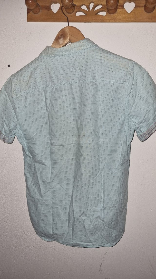 Camisa manga corta azul claro y blanco - Gijón - foto 5