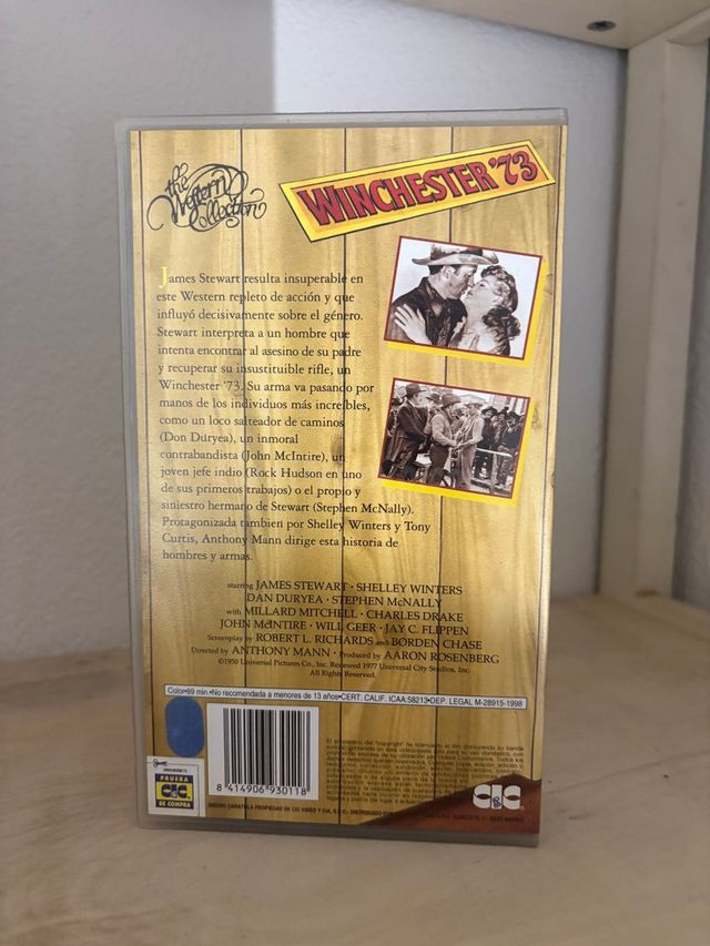 VHS clásica Winchester 73 western Gijón - James Stewart - foto 2