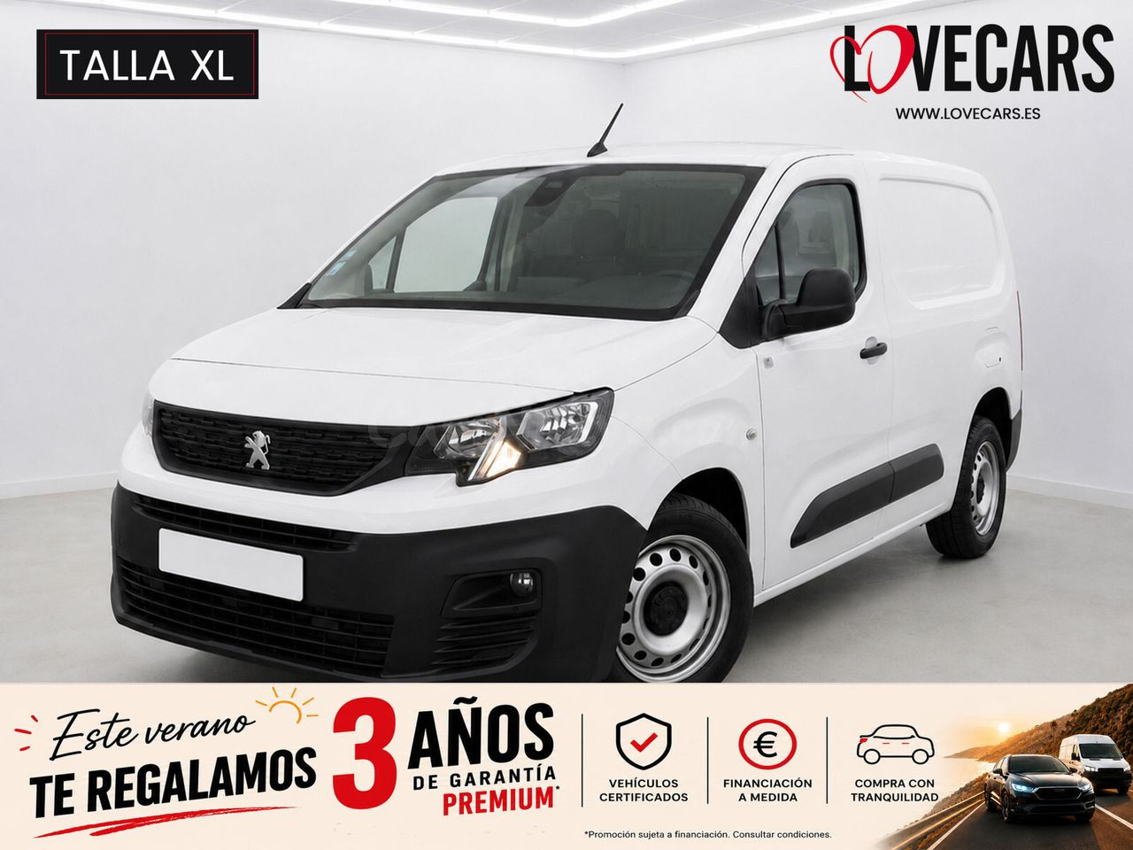 Peugeot Partner 1.5 HDI FG. XL 3 PLAZAS 130