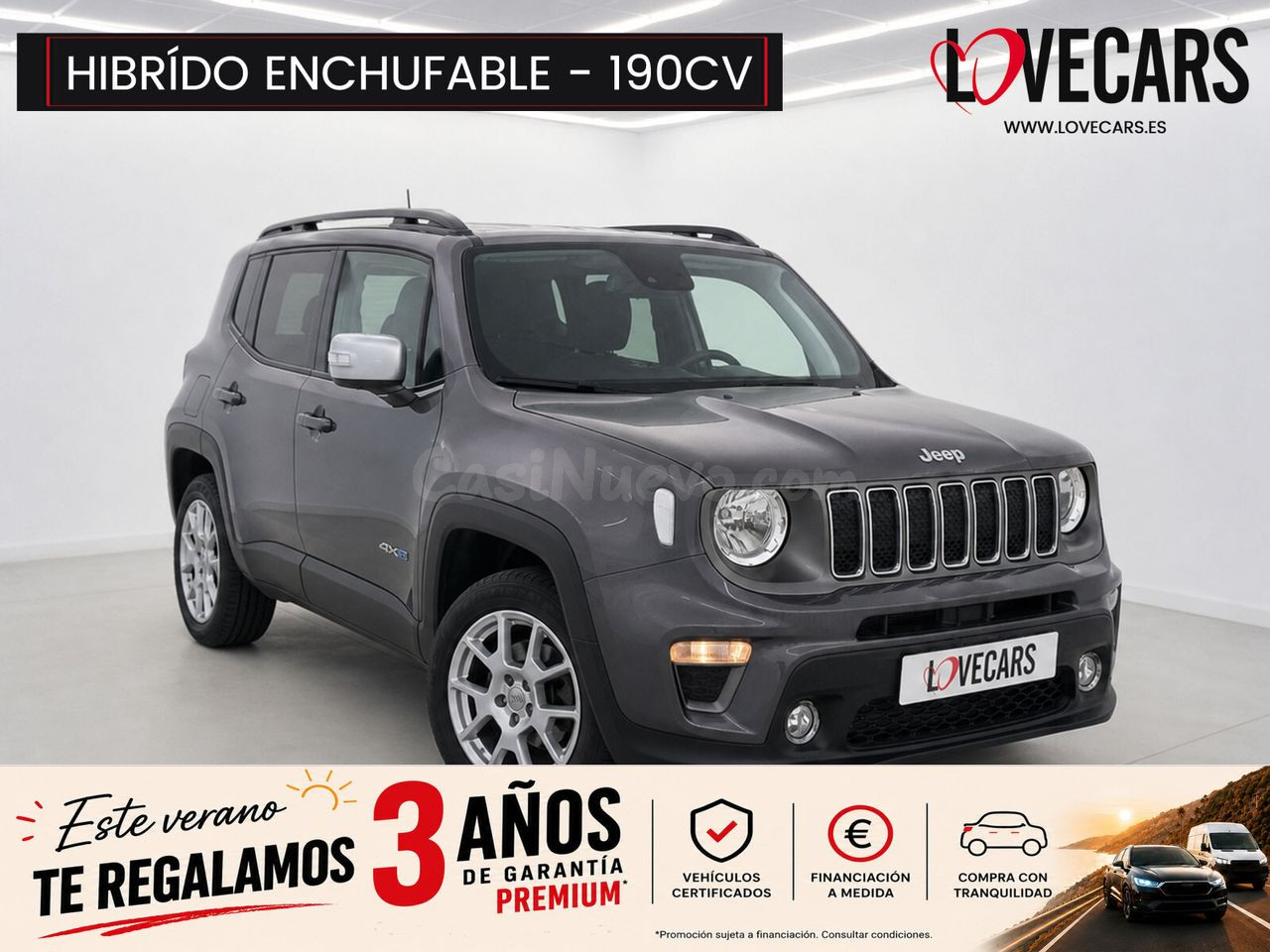 Jeep Renegade Limited 4xe 1.3 PHEV 140 kW(190CV) AT