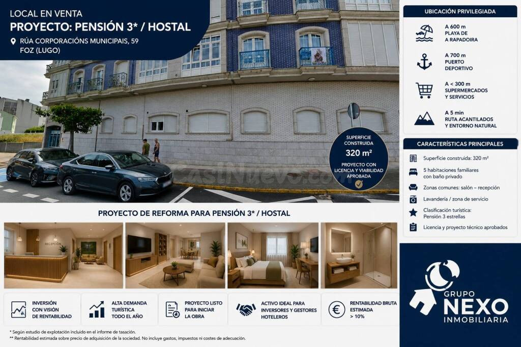Activo hotelero con sociedad incluida, licencia y proyecto a - foto 5