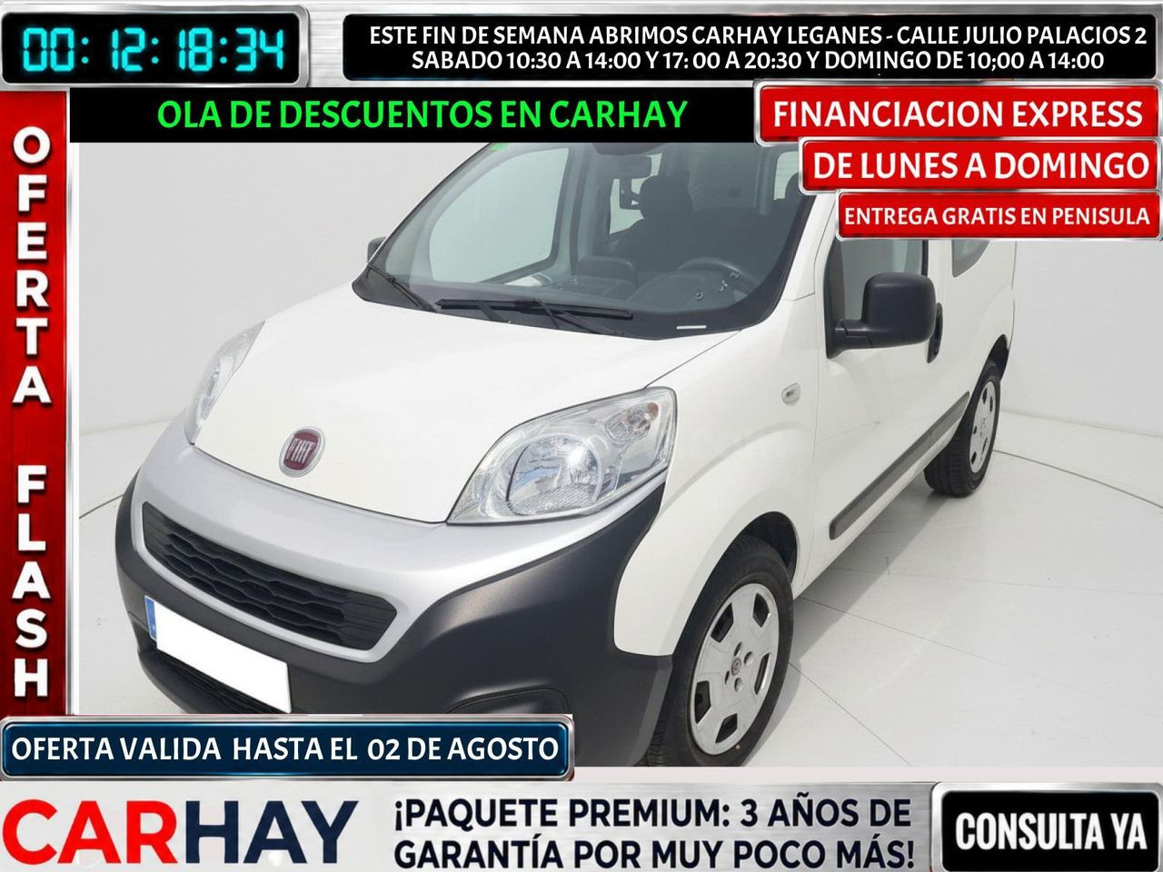 FIAT FIORINO Combi SX  1.3 Multijet de 80 CV 5 plazas