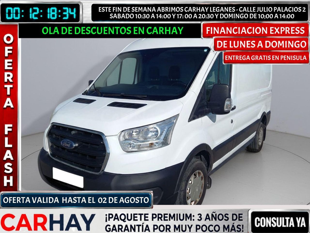 FORD TRANSIT furgón 310 96kW L2H2 Van Trend FWD MHEV