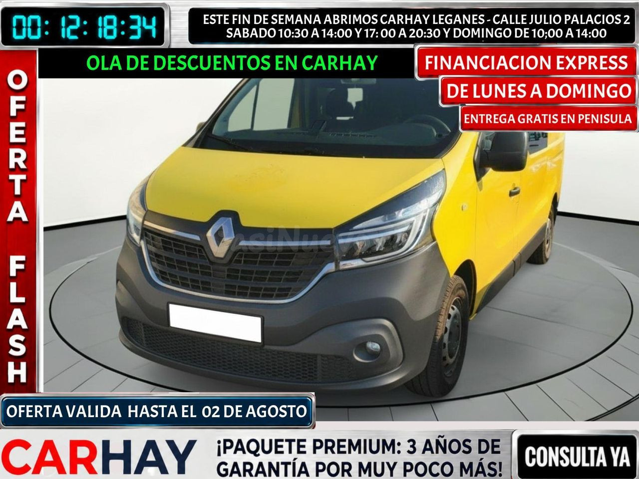 Renault Trafic COMBI MIXTO 5/6 1.6 DCI ENERGY BLUE L N1