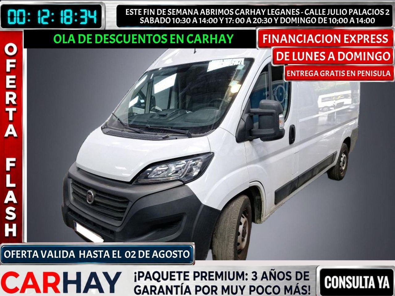 FIAT DUCATO MAXI 35 FURGON MWB HR 3.0 GNC
