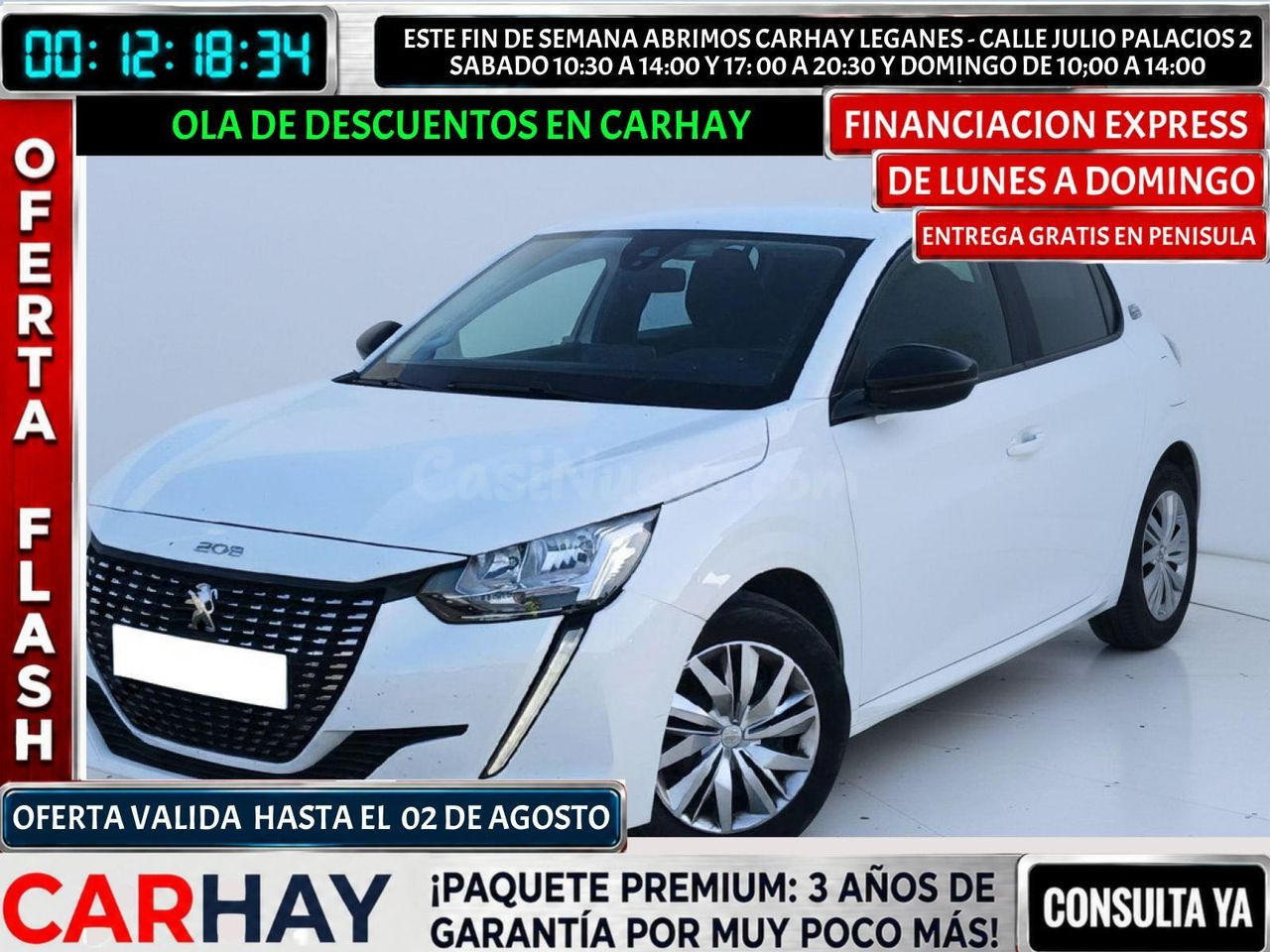 PEUGEOT 208 BlueHDi 73kW (100CV) Active