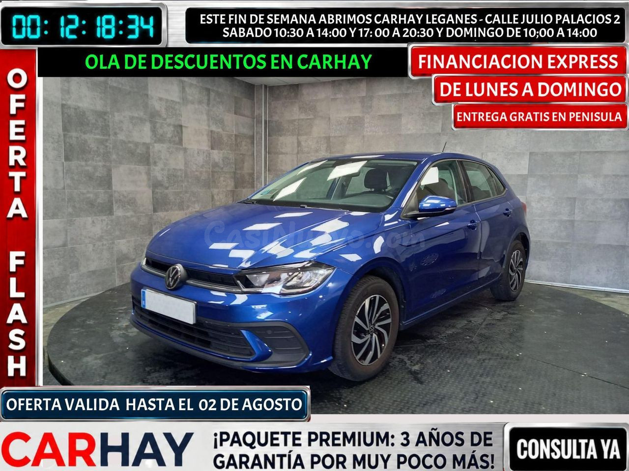 VOLKSWAGEN POLO Life 1.0 TSI 70kW (95CV)