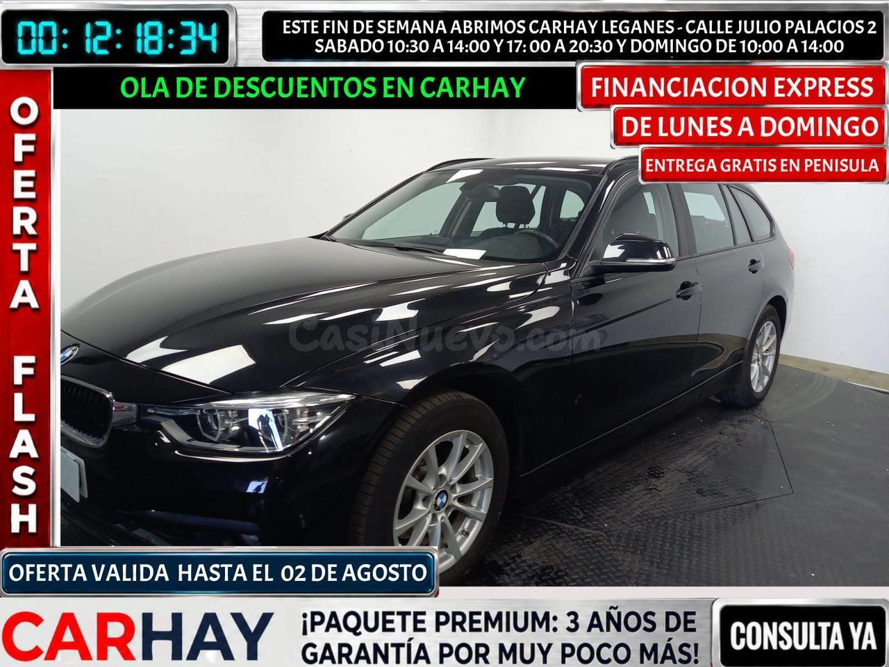 BMW SERIE 3 REEKS TOURING 318D (100 KW) 5D