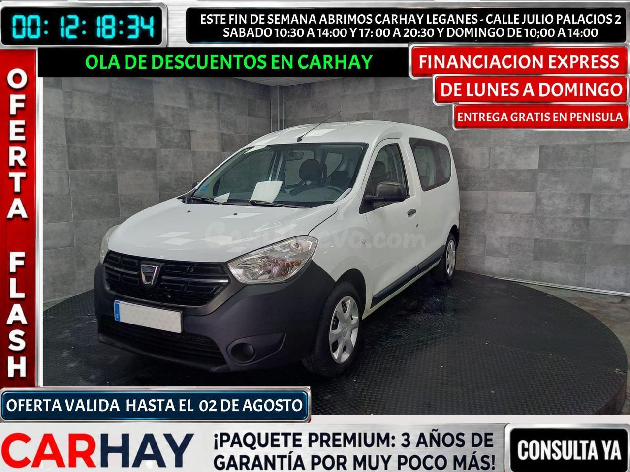 DACIA DOKKER COMBI AMBIANCE 1.6 75kW (102CV) GLP N1