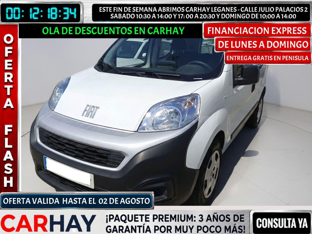 FIAT FIORINO Combi SX 1.3 Multijet de 80 CV 5 plazas