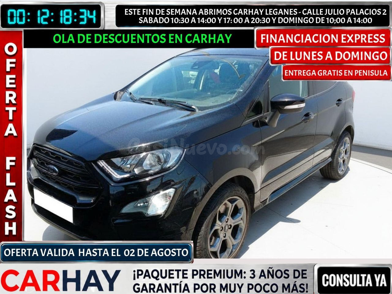 FORD ECOSPORT ST-LINE 1.0 ECOBOOST 125CV