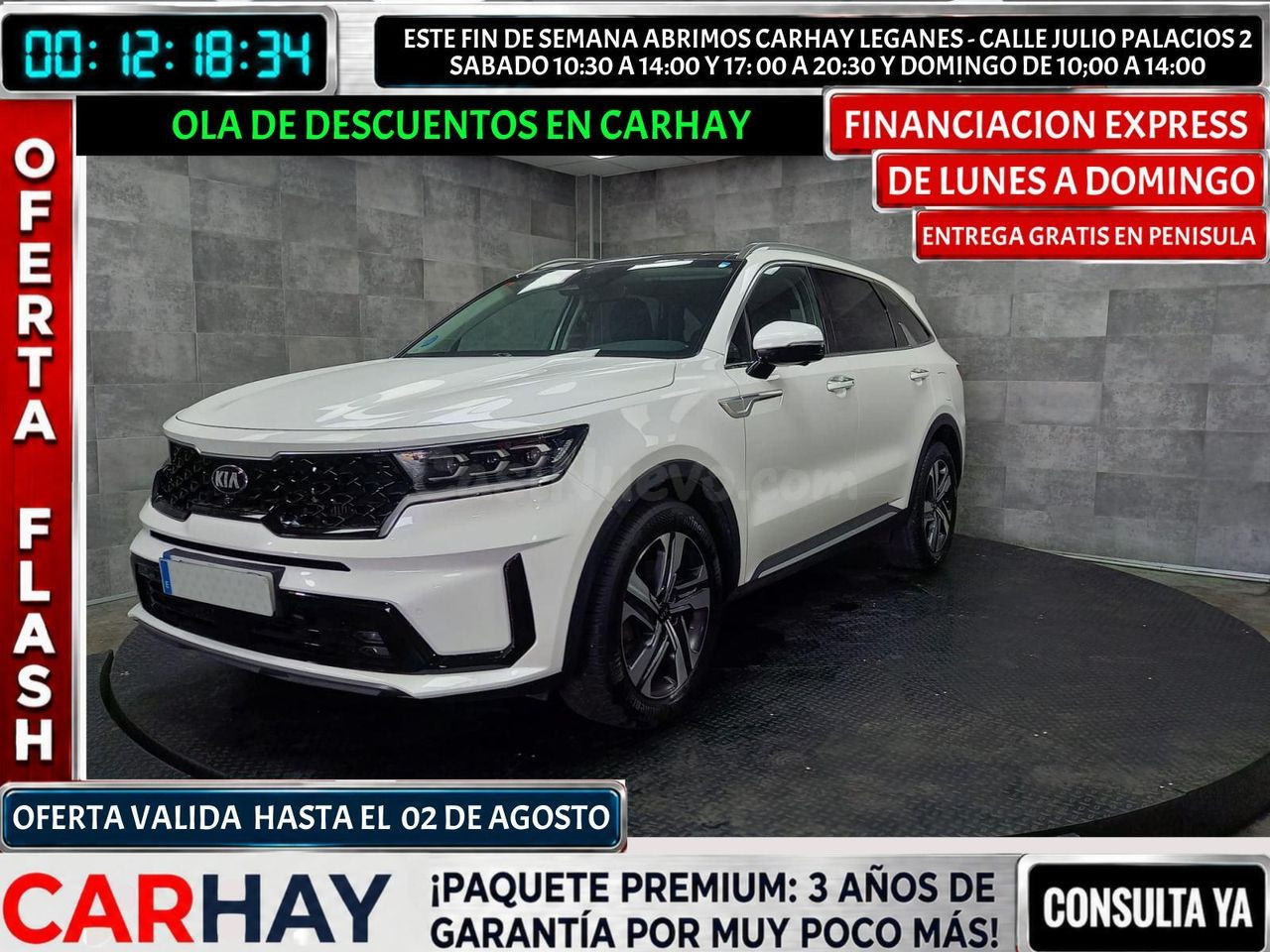 KIA SORENTO 1.6 T-GDi HEV Emotion 4x2 7pl