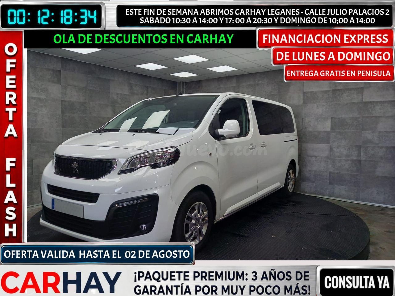 PEUGEOT TRAVELLER 1.5 BlueHDi L2 Std Business S&S (EU6.2)