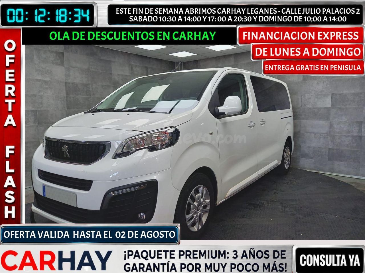PEUGEOT TRAVELLER 1.5 BlueHDi L2 Std Business S&S (EU6.2)