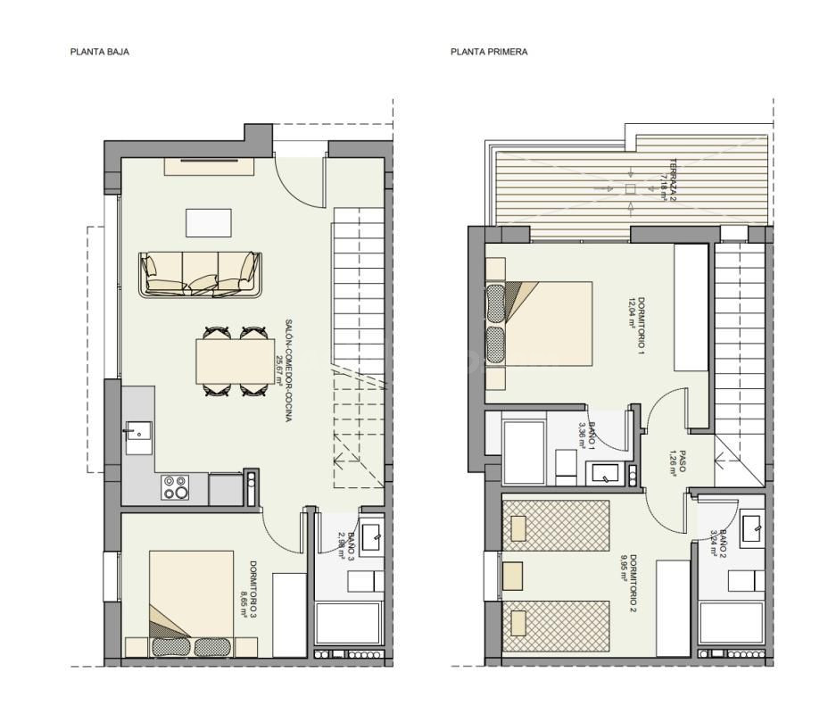 Villa 3 habitaciones 94m² en venta - Monte y Mar bajo - foto 3