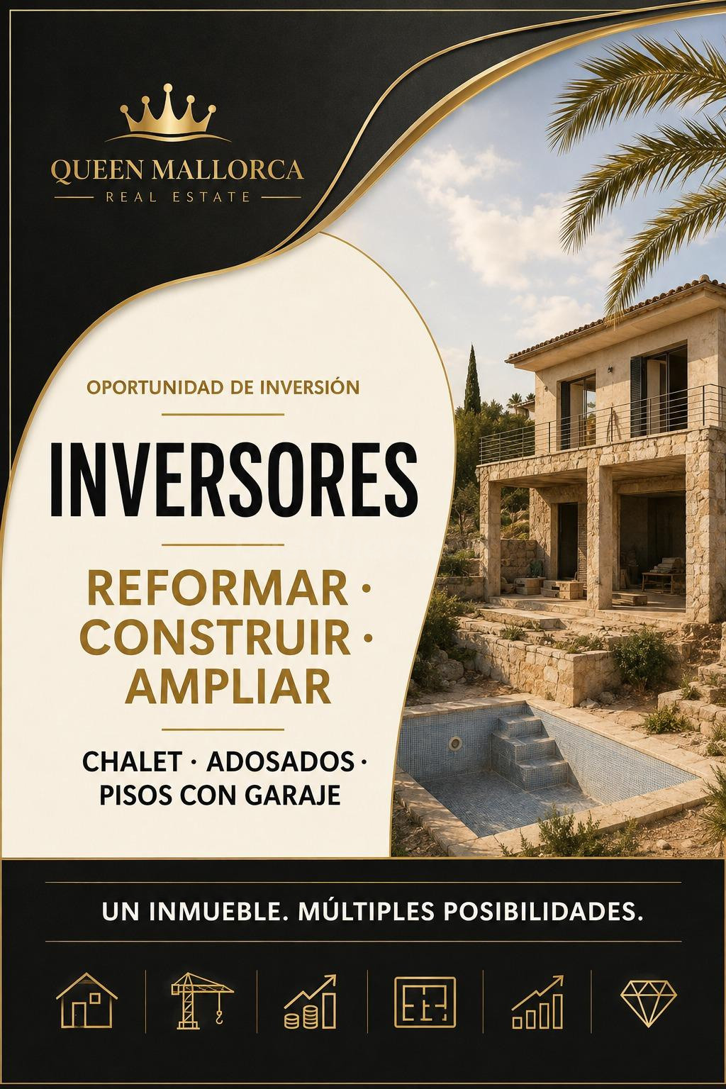 INVERSORES: REFORMAR / CONSTRUIR / AMPLIAR / CHALET / ADOSAD