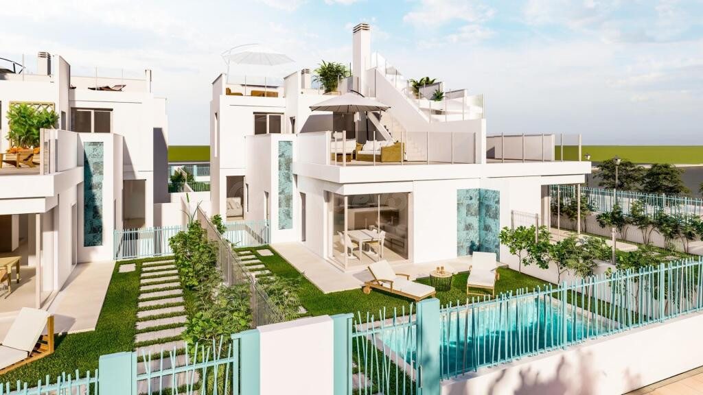 Villas de obra nueva cerca de La Serena Golf y la playa en L - foto 2